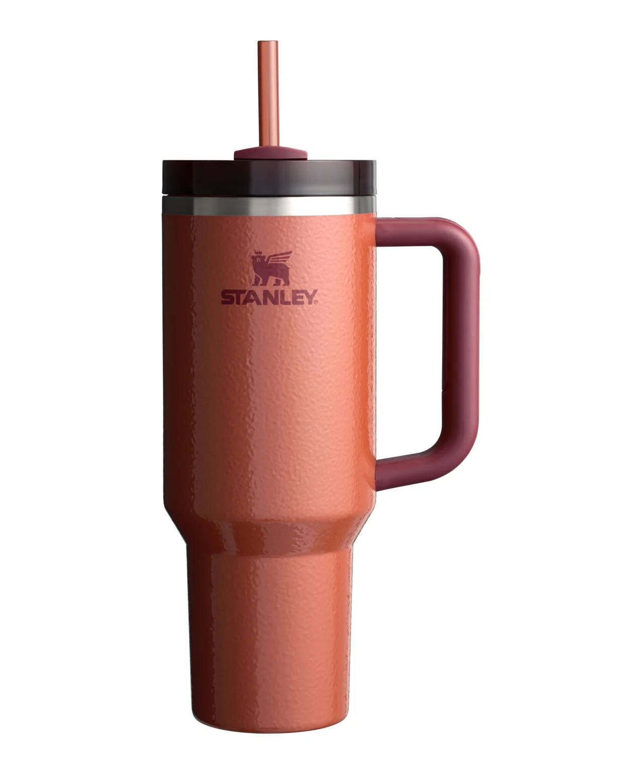 Stanley Quencher Flowstate 40oz Hammertone Clay Stainless Steel Tumbler | Walmart (US)