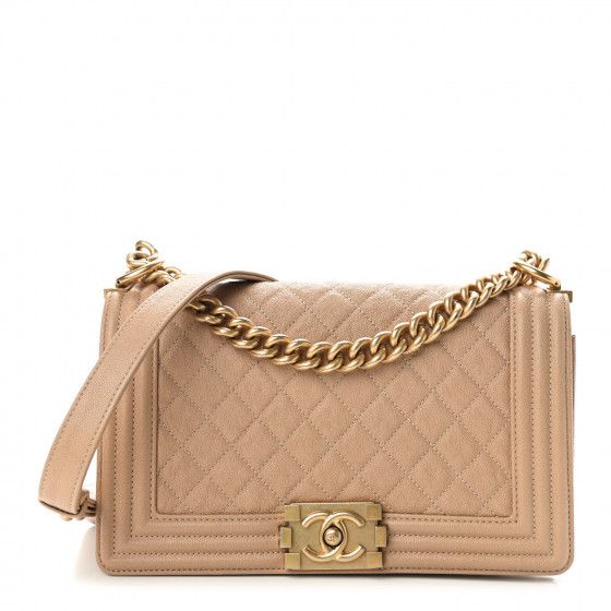 CHANEL

Caviar Quilted Medium Boy Flap Beige | Fashionphile