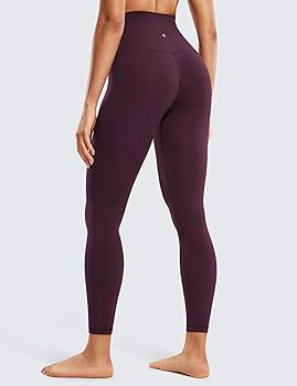 CRZ YOGA Super High Waisted Butterluxe Workout Leggings 25'' - Over Belly Buttery Soft Full Lengt... | Amazon (US)