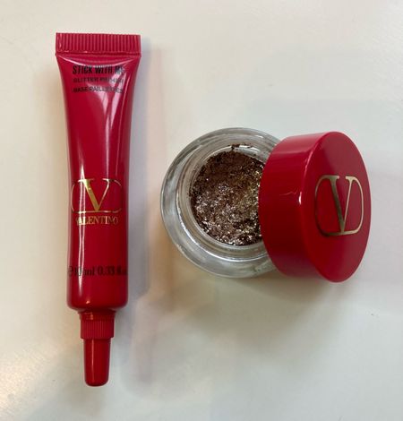 The glitter dream dust and stick with me primer from Valentino 

#LTKbeauty