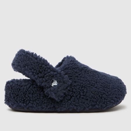 Kids Boys Junior Navy Crocs Classic Cozzzy Slipper | schuh | Schuh