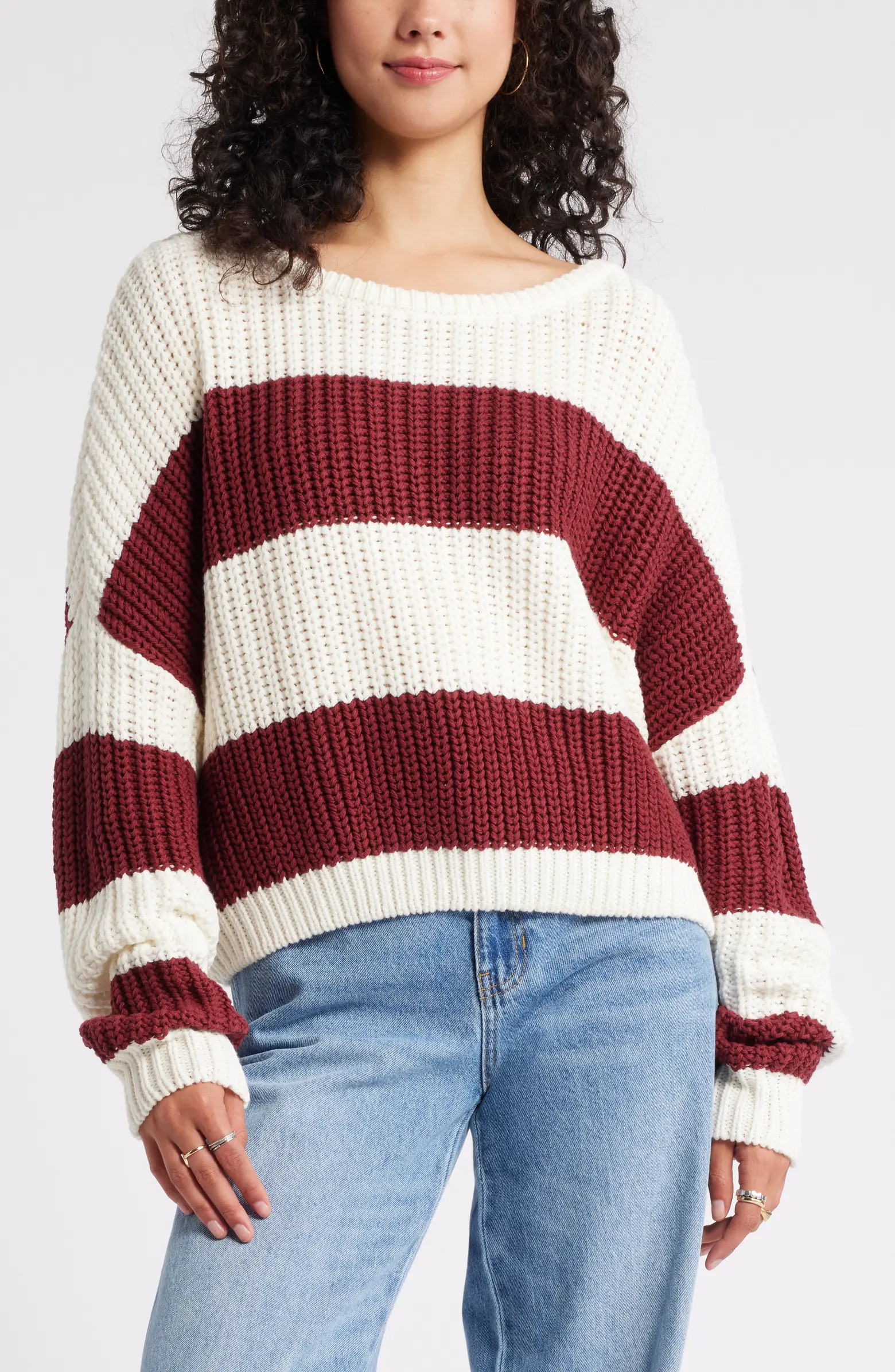 BP. Relaxed Reversible Sweater | Nordstrom | Nordstrom