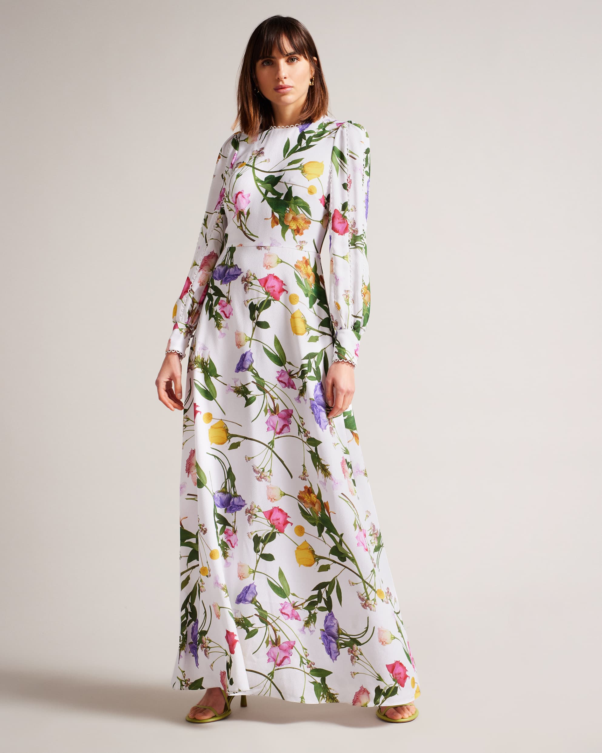 Blouson Sleeve Floral Maxi Dress | Ted Baker (UK)
