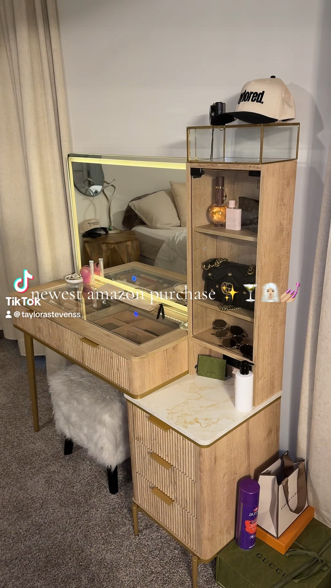 Sold out in this specific color but the others are perfect too!! I will put a disclaimer it comes in a million pieces so be ready to be bob the builder 🔨  

#LTKHome