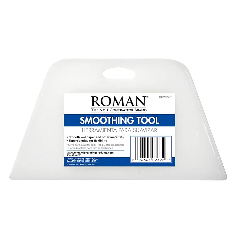 ROMAN’s Wallpaper Smoothing Tool for Home Improvement, Wallpaper Smoother for Installation, 7.7... | Amazon (US)