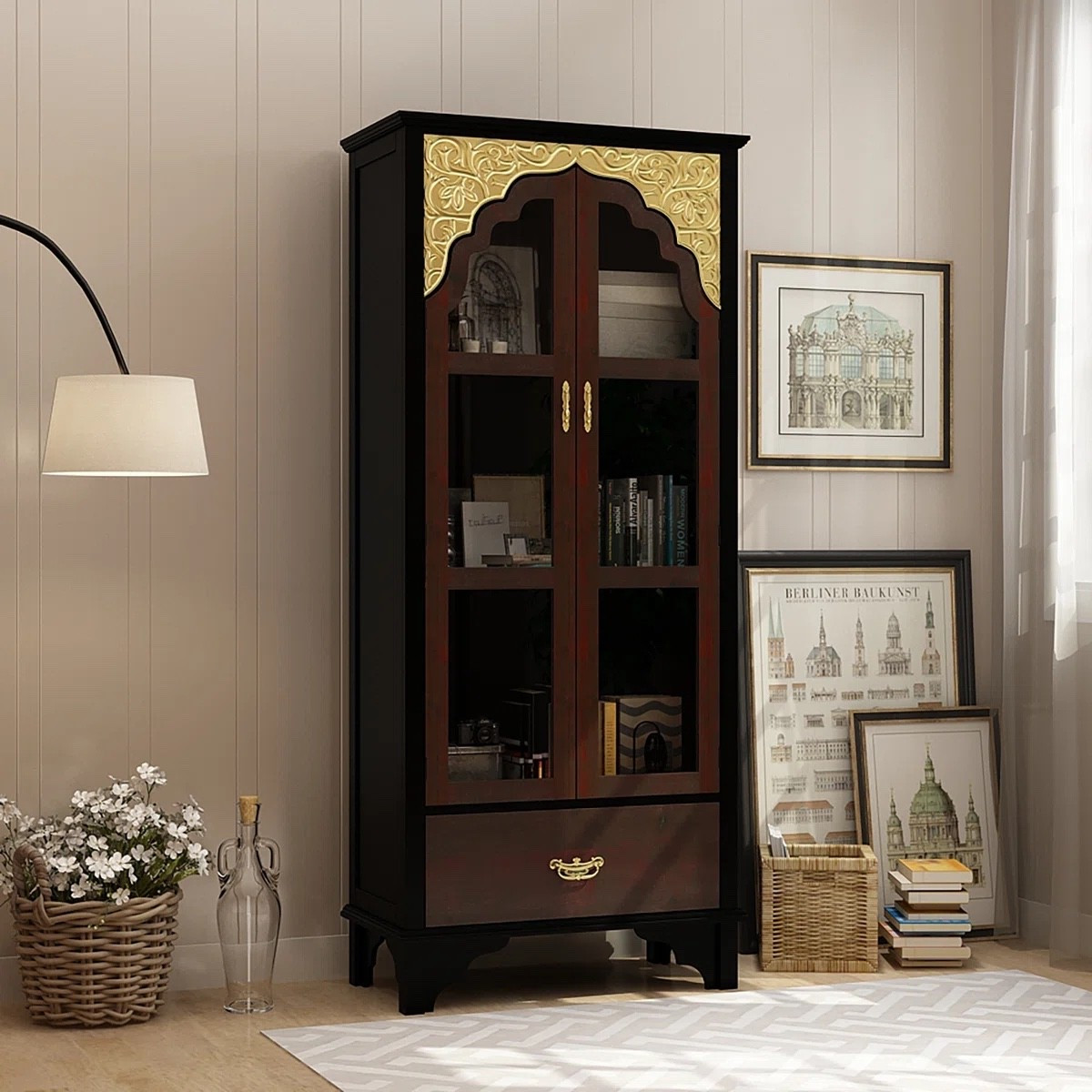 This 3-tier bookcase is thoughtfully crafted with clean lines, glass-paneled doors, and structured drawers, creating a piece that feels both architectural and artfully designed. ON SALE and under $350.

Keywords:

* glass door bookcase
* modern bookcase
* tall storage cabinet
* display cabinet
* 3 tier bookcase
* living room storage
* shelving unit with drawers
* home organization furniture
* architectural design
* refined craftsmanship
* structured furniture
* precision design
* tailored storage
* clean line furniture
* sculptural furniture
* artful design
* modern european interior
* gallery style decor
* curated home aesthetic
* minimalist interior
* elevated home decor
* timeless design
* quiet luxury home
* sophisticated interiors

#LTKSaleAlert #LTKSeasonal #LTKHome