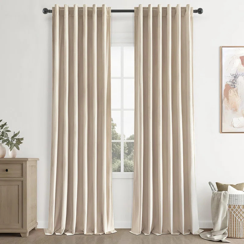 Velvet Blackout Curtain Pair (Set of 2) | Wayfair North America