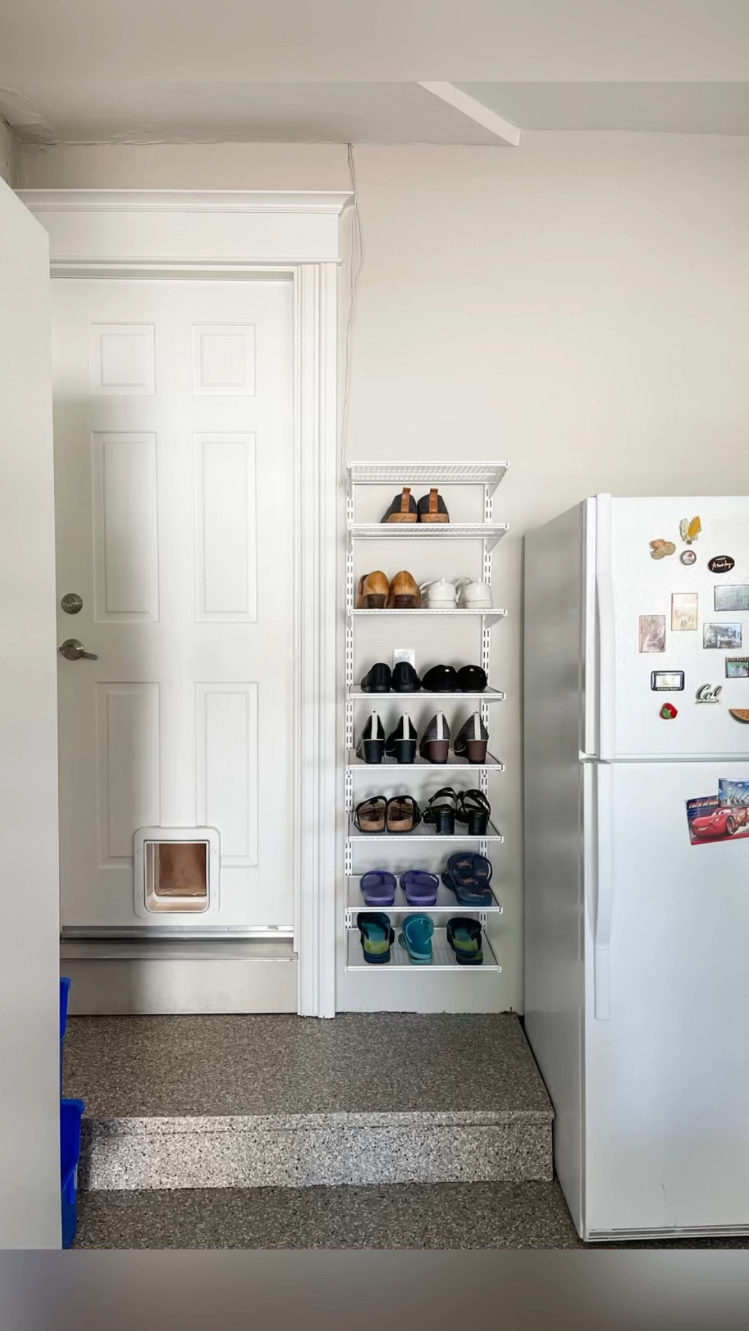 All this space needed was a small amount of shelving to get those shoes off the floor ...

#LTKfamily #LTKhome