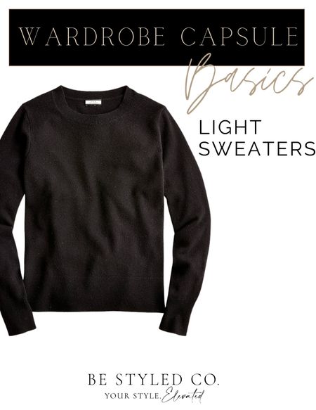 Wardrobe capsule / light weight sweaters / great basics / cashmere 

#LTKFind #LTKworkwear #LTKunder100