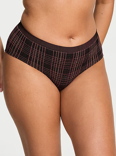 Seamless Shimmer Plaid Hiphugger Panty, Print, L - Women's Panties - Victoria's Secret | Victoria's Secret (US / CA )