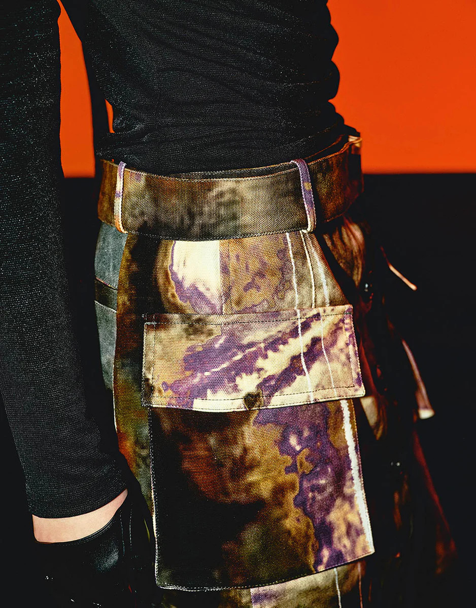 Maxi Printed Straight Skirt | Urban Revivo