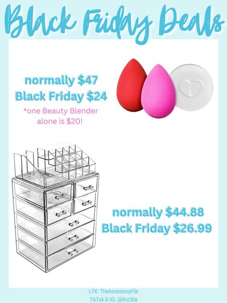 Black Friday Deal! 

Beauty Blender set, makeup storage case, jewelry storage case, deal of the day, cyber week, gifts for her, gifts for mom, teen gifts, makeup sponge, acrylic makeup storage #shacket #jacket #sale #under50 #under100 #under40 #workwear
#ootd #bohochic #bohodecor #bohofashion #bohemian
#contemporarystyle #modern #bohohome
#modernhome #homedecor #amazonfinds #nordstrom
#bestofbeauty #beautymusthaves #beautyfavorites
#goldjewelry #stackingrings #toryburch #comfystyle
#easyfashion #vacationstyle #goldrings #goldnecklaces
#fallinspo #lipliner #lipplumper #lipstick #lipgloss
#makeup #blazers #primeday #StyleYouCanTrust
#giftguide #LTKRefresh #LTKSale #springoutfits #fallfavorites #LTKbacktoschool
#fallfashion #vacationdresses #resortdresses
#resortwear #resortfashion #summerfashion
#summerstyle #LTKseasonal #rustichomedecor #liketkit
#highheels #Itkhome #Itkgifts #Itkgiftguides #springtops
#summertops #Itksalealert #LTKRefresh #fedorahats
#bodycondresses #sweaterdresses #bodysuits #miniskirts
#midiskirts #longskirts #minidresses #mididresses
#shortskirts #shortdresses #maxiskirts #maxidresses
#watches #backpacks #camis #croppedcamis
#croppedtops #highwaistedshorts 
#goldjewelry #stackingrings #toryburch #comfystyle
#easyfashion #vacationstyle #goldrings #goldnecklaces
#fallinspo #lipliner #lipplumper #lipstick #lipgloss
#makeup #blazers  #primeday #StyleYouCanTrust
#giftguide #LTKRefresh #LTKSale  #springoutfits #fallfavorites 
#highwaistedskirts
#momjeans #momshorts #capris #overalls #overallshorts
#distressesshorts #distressedjeans #whiteshorts
#contemporary #leggings #blackleggings #bralettes
#lacebralettes #clutches #crossbodybags #competition
#beachbag #halloweendecor #totebag #luggage
#carryon #blazers #airpodcase #iphonecase
#hairaccessories #fragrance #candles #perfume
#jewelry #earrings #studearrings #hoopearrings
#simplestyle #aestheticstyle #designerdupes #luxurystyle
#bohofall #strawbags #strawhats #kitchenfinds
#amazonfavorites #bohodecor #aesthetics #blushpink 




#LTKsalealert #LTKCyberweek #LTKGiftGuide
