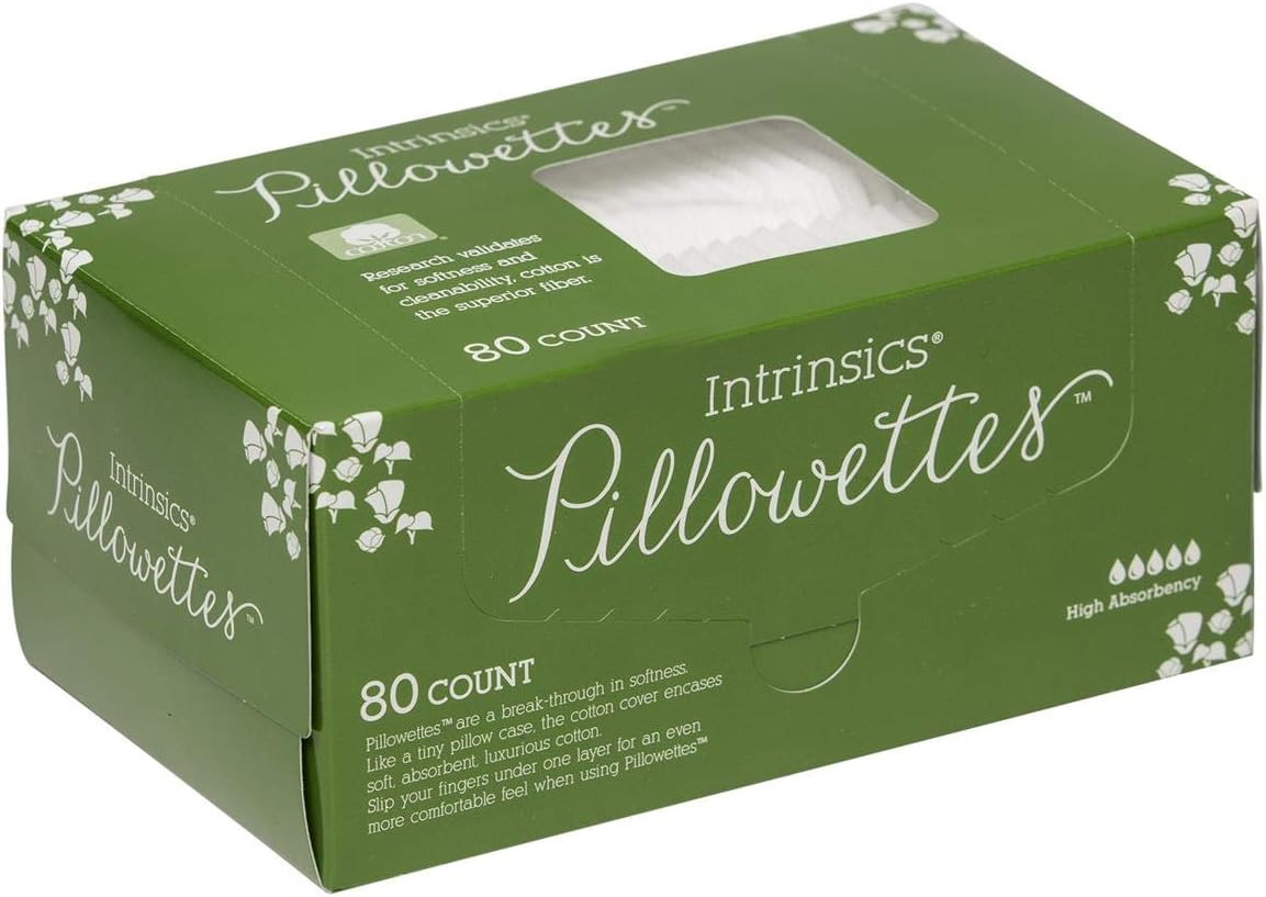 Intrinsics 100% Soft Cotton Pillowettes for Face - 80 Count - Walmart.com | Walmart (US)