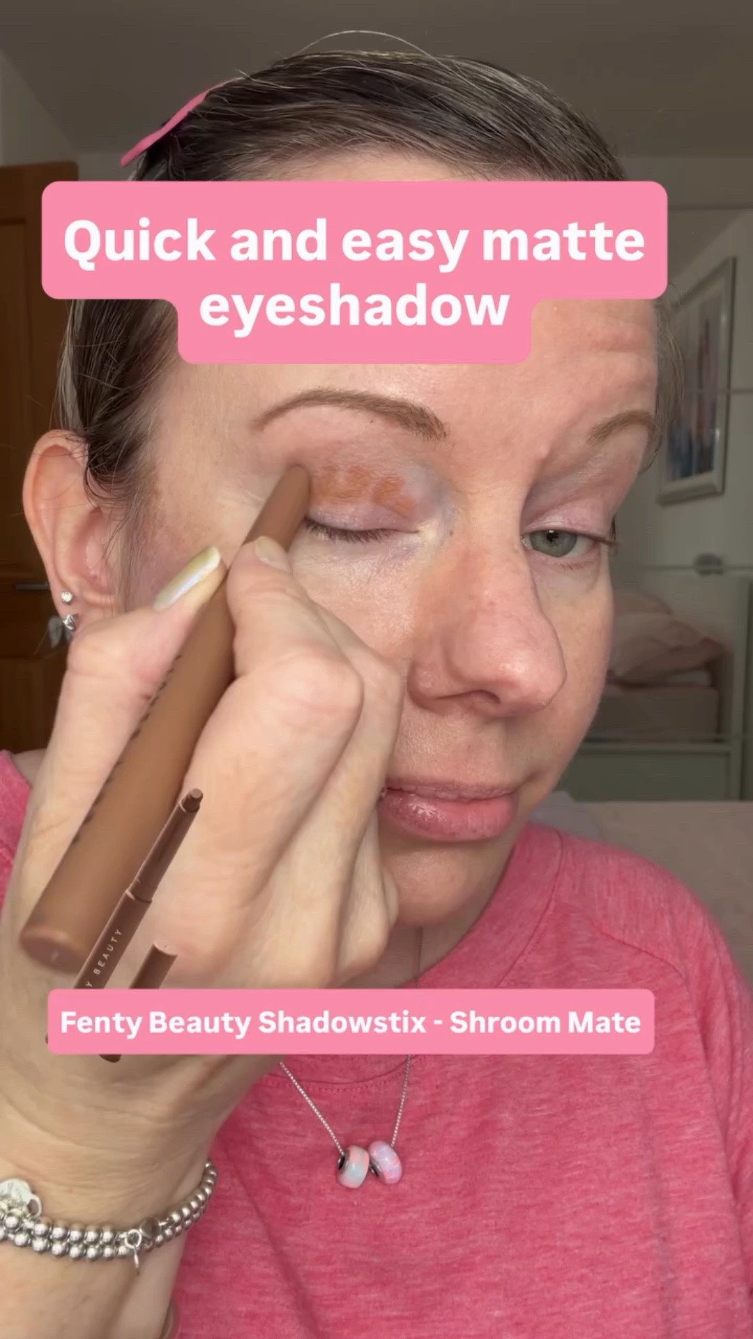 Quick, easy, and smudge-proof! ✨ #ad 

Watch how fast this matte eyeshadow look comes together using Fenty Beauty Shadowstix in Shroom Mate. 🤎

What’s your go-to everyday eye shade?

#fentybeauty #matteeyeshadow #quickmakeup #easyeyeshadow 
@Sephora @Sephora UK 
★ all makeup @fentybeauty  
★ all skincare @fentyskin

Beauty community | Makeup favourites | viral makeup | makeup looks | minimal makeup | beauty product recommendations | aesthetic beauty | Vanity makeup | Makeup tutorial | Makeup collection | Glam makeup | Beauty community | Holy grails | Product photography | Top shelf beauty | Makeup worth the money | Makeup ideas.

Fenty | Fenty Beauty | Fenty Skin | blush | blusher | green eyes | brow | mvp brow pencil | cheeks out | mascara | black mascara | eyeshadow | Shadowstix | brown eyeshadow | matte eyeshadow | shimmer eyeshadow | hella Thicc | Fenty makeup | tinted moisturiser | tinted moisturizer | oily skin | shiny skin | matte makeup

everyday makeup | easy makeup | simple makeup | makeup for green eyes | Fenty routine | full face of Fenty | makeup tutorial | soft glam | quick makeup | makeup tips

#LTKuk #LTKbeauty #LTKdatenight