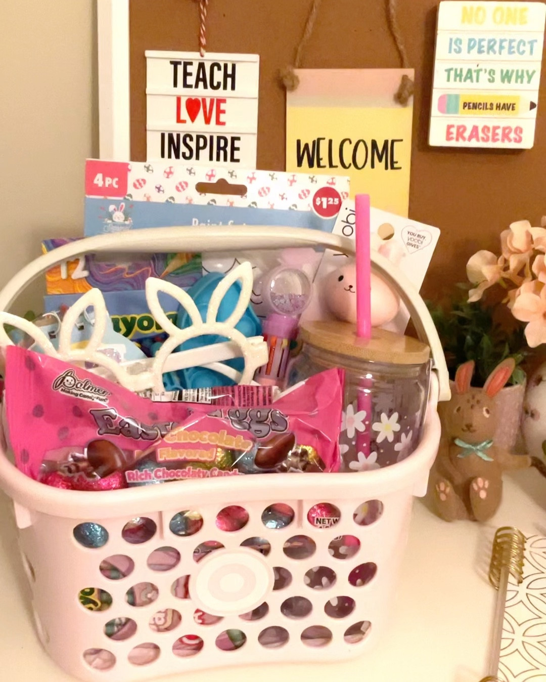 Easter basket goodies! 🐰🐣🌷

I used the Target pink basket as my Easter basket, and stuffed it with so many goodies for my bunny! Linked most items below! ⬇️ 

#LTKSeasonal #LTKSaleAlert #LTKGiftGuide