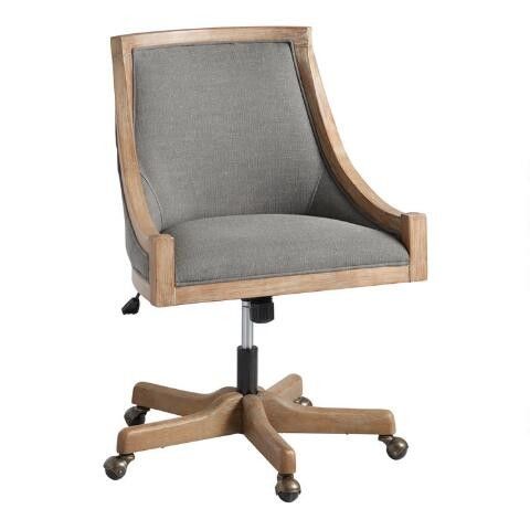 Henry Upholstered Office Chair | World Market