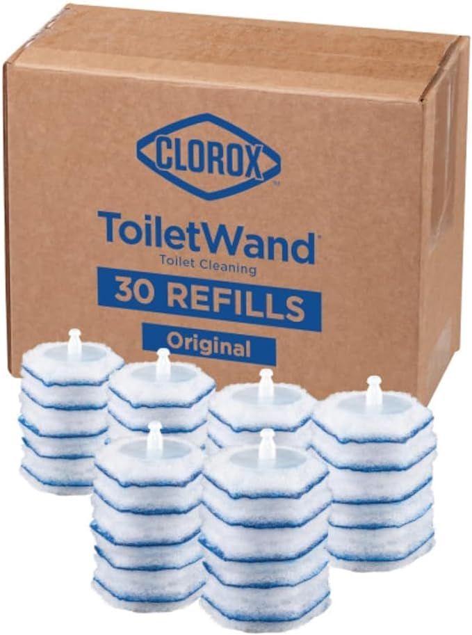 Clorox ToiletWand Disinfecting Refills, Disposable Wand Heads - 30 Count (Package May Vary) | Amazon (US)