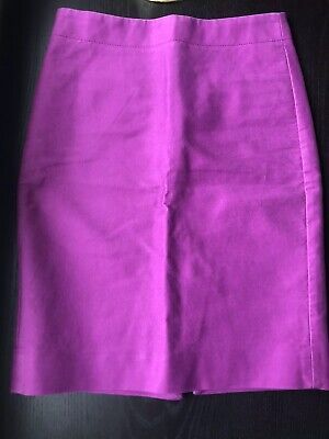 Jcrew Purple Pencil Classic Skirt - 0 | eBay US
