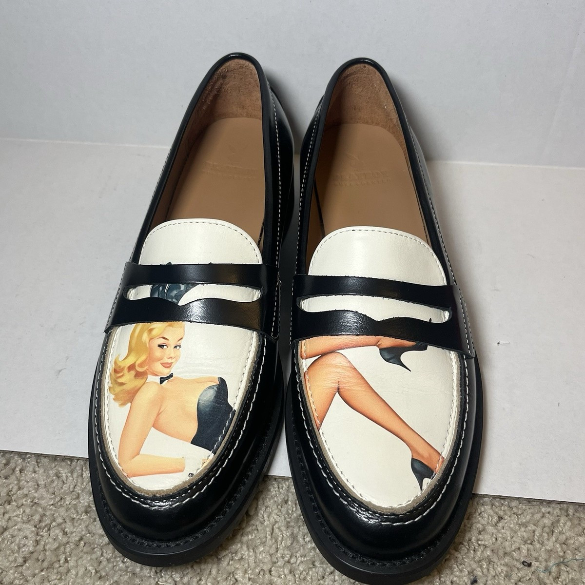 Duke + Dexter X Playboy Bunny Wilde Sketch Penny Loafers US-Men Sz 7 | eBay US