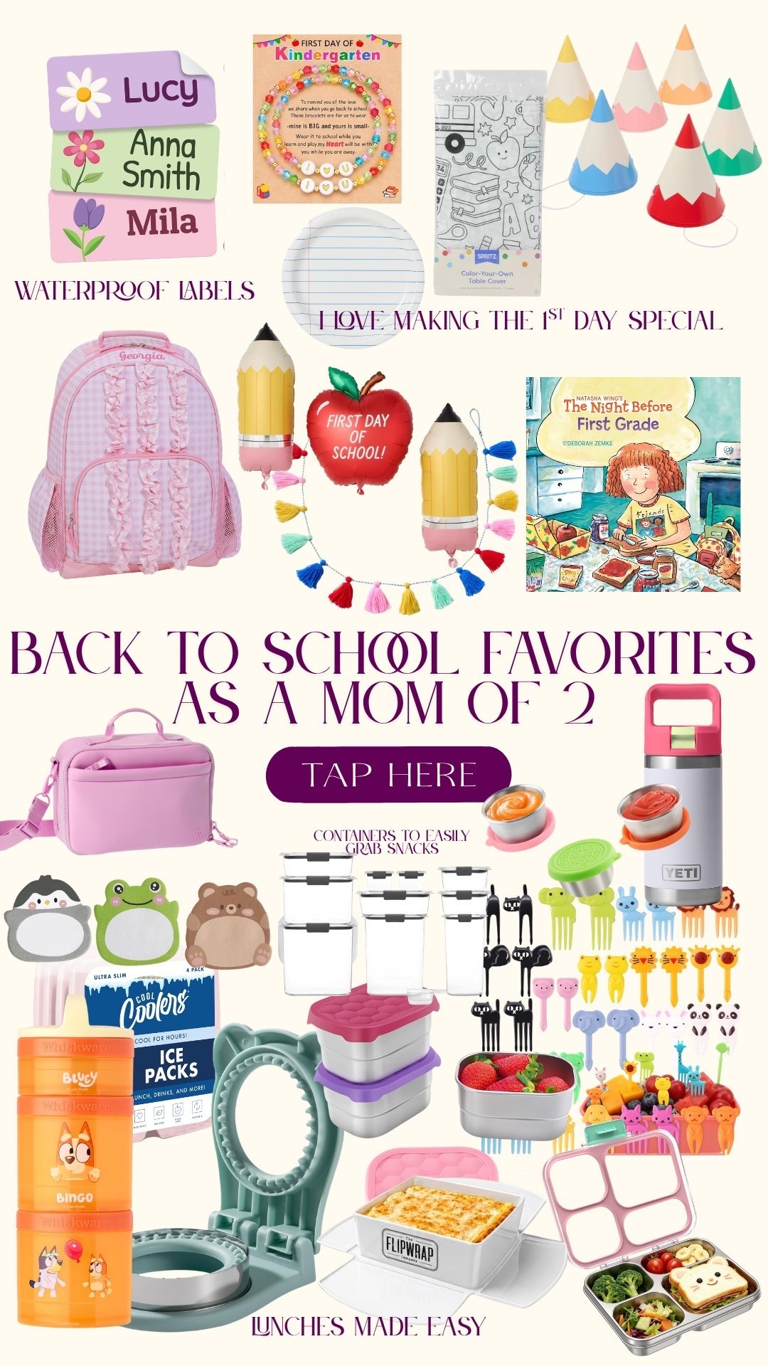 cannot believe school starts next week. These are some of my favorite things to make school mornings quicker and easier #momlife #backtoschool #organization

#LTKKids #LTKmorningroutine