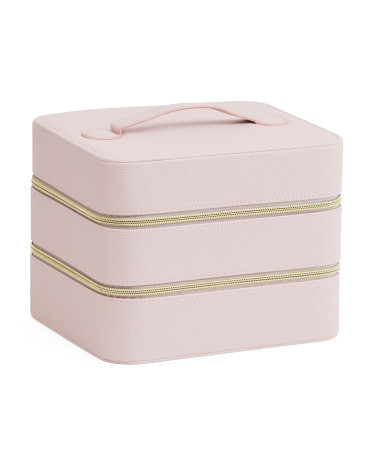 9in Leah Travel Cosmetic Case | TJ Maxx