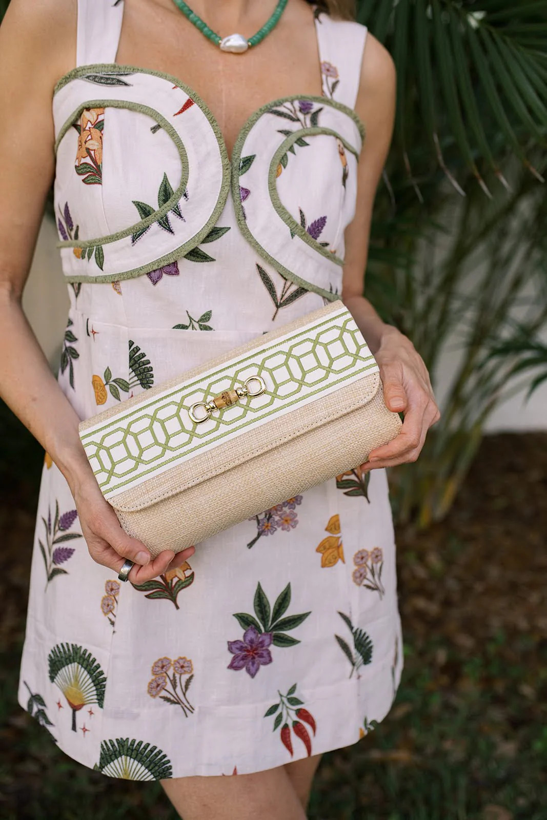 Straw Avery - Green Octagon Band | Lisi Lerch Inc