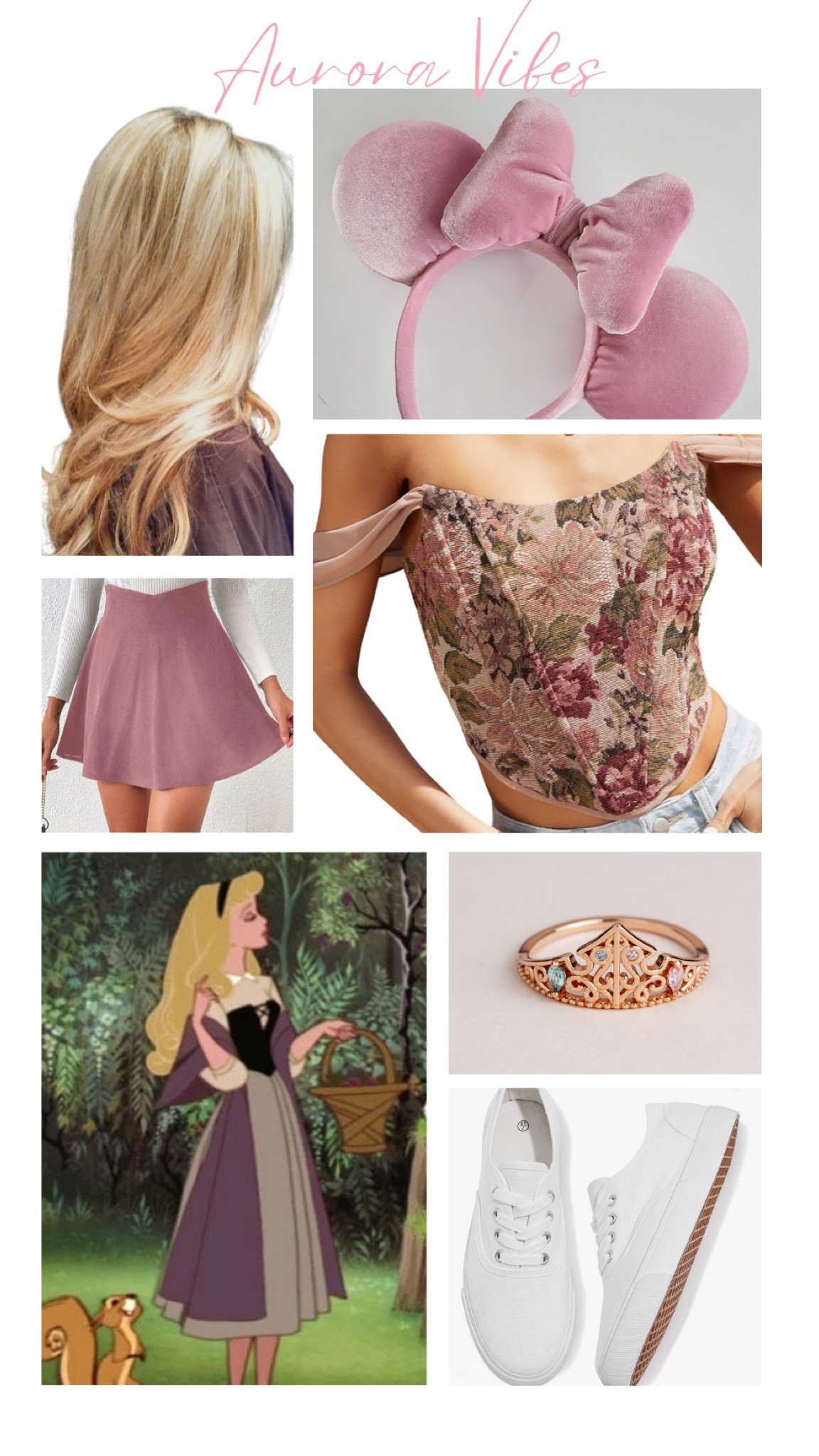 Aurora Disneybound 💗💙

#makeitminnie #disneystyle #disneyjewelry #disneyfashion #disneyootd #sleepingbeauty 

#LTKfindsunder100