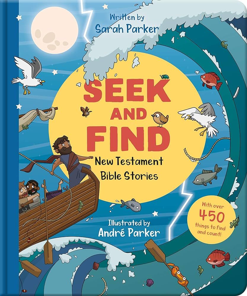 Seek and Find: New Testament Bible Stories: With Over 450 Things to Find and Count! (Fun interact... | Amazon (US)