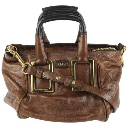 Chloé Brown Leather Ethel 2way Tote Bag 108cl2 | Walmart (US)