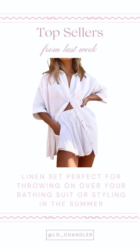 This linen set from Amazon is so good and under $20!! Perfect to throw on over a swim suit or to dress up!!


Linen set
Summer outfit 
Swim coverup 
Spring outfit 
Matching. Set 
Amazon fashion 

#LTKswim #LTKstyletip #LTKfindsunder50