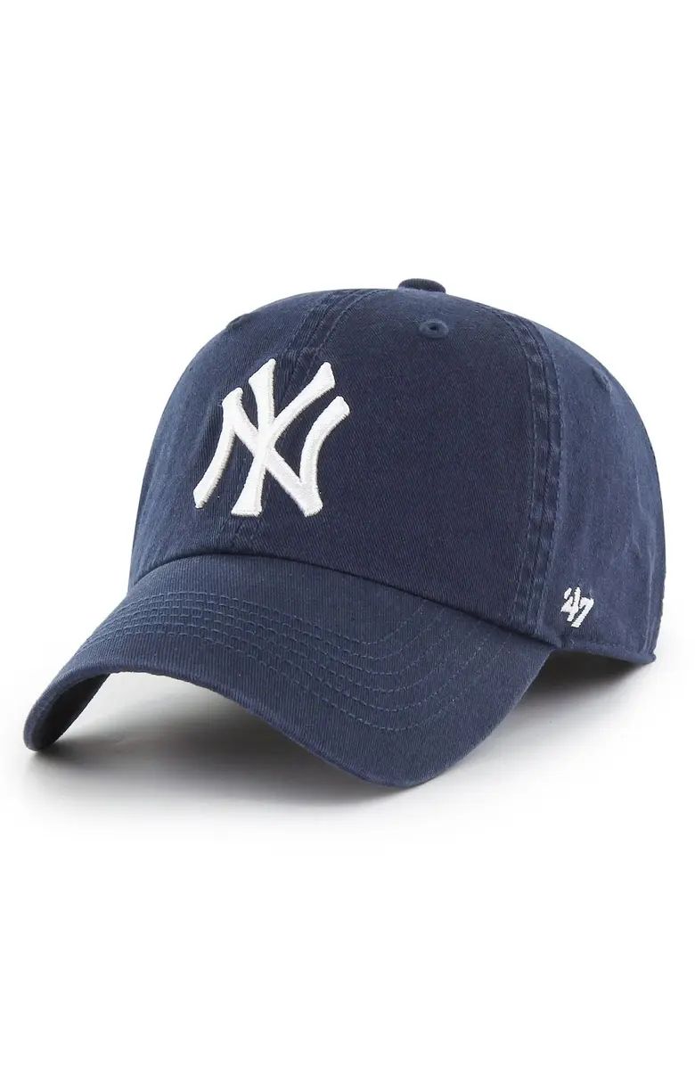 '47 Men's '47 Navy New York Yankees Franchise Logo Fitted Hat | Nordstrom | Nordstrom
