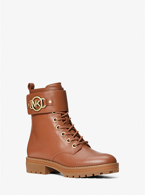 Rory Leather Combat Boot | Michael Kors US