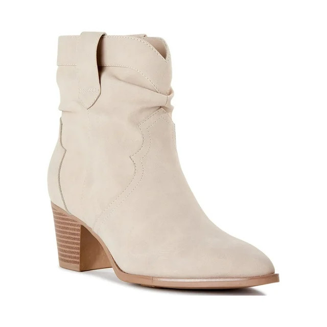 Time and Tru Women's Western Slouch Boots | Walmart (US)