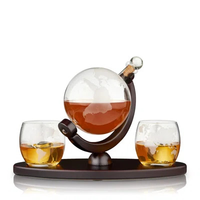 Globe Decanter and Whiskey Tumbler Set | Wayfair North America
