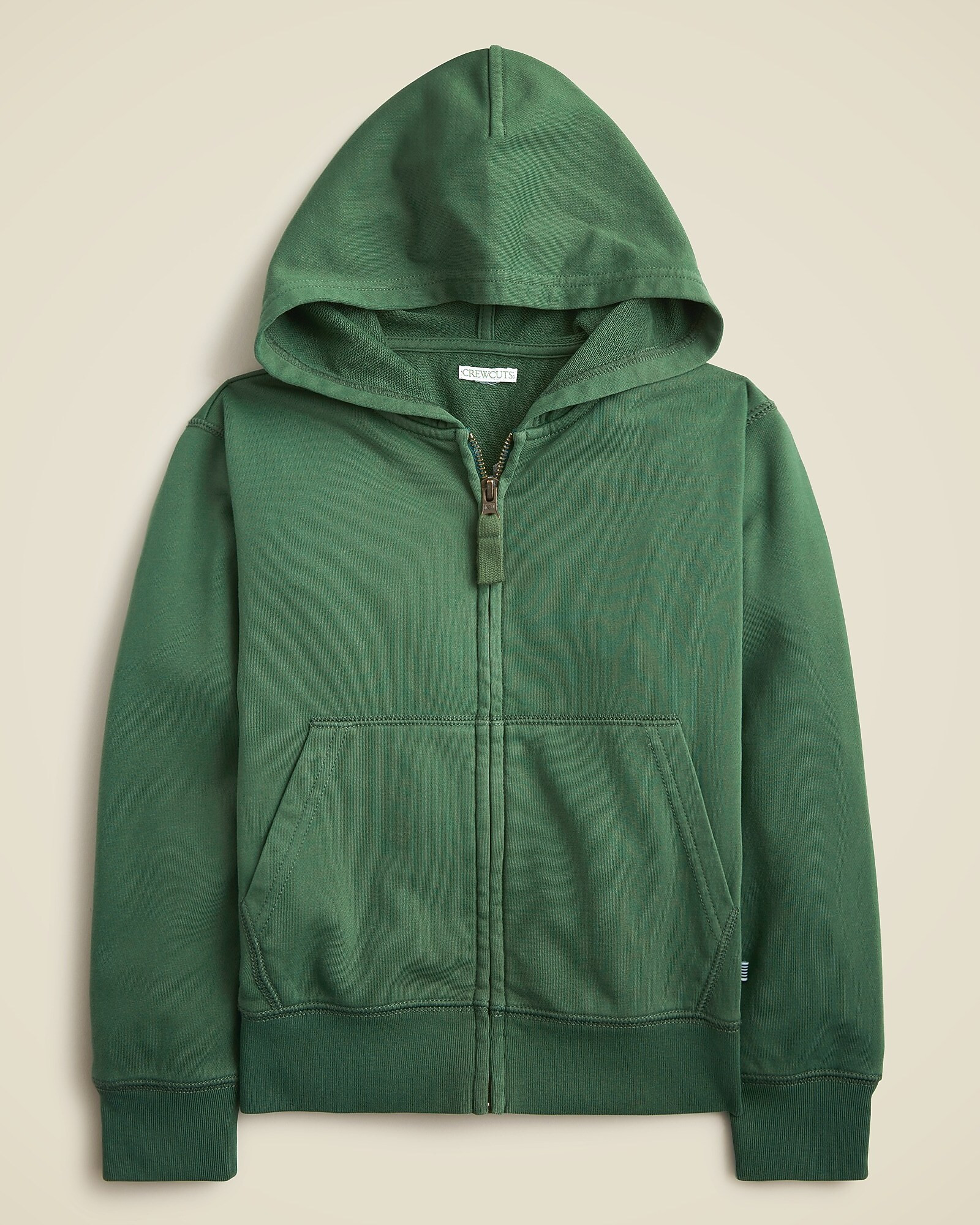 KID by Crewcuts garment-dyed zip-up hoodie | J. Crew US
