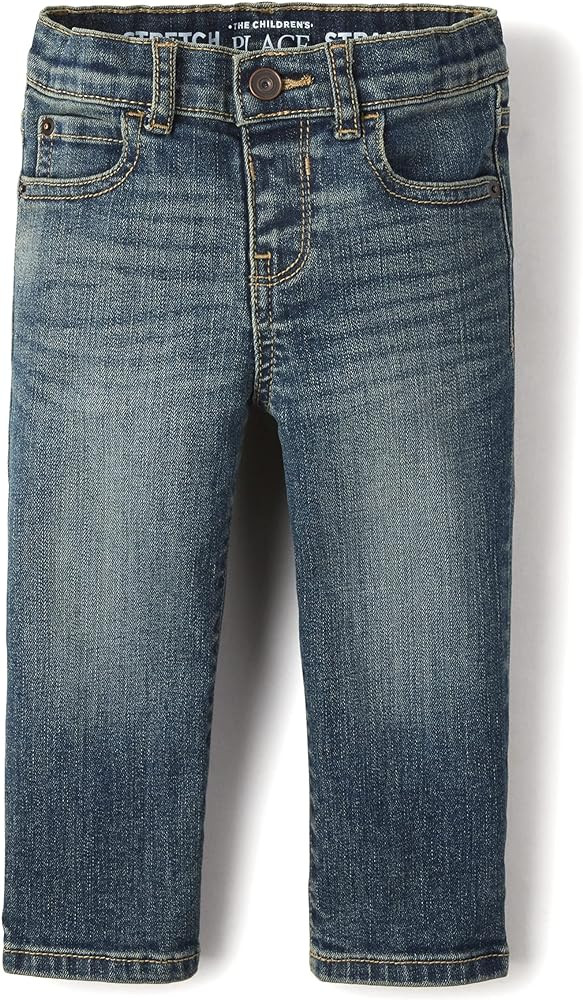 The Children's Place Baby Boys' Straight Leg Jeans | Amazon (US)