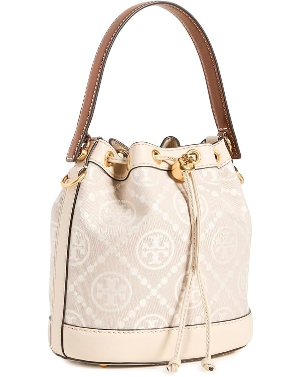 Tory Burch Women's T Monogram Bucket Bag | Amazon (US)