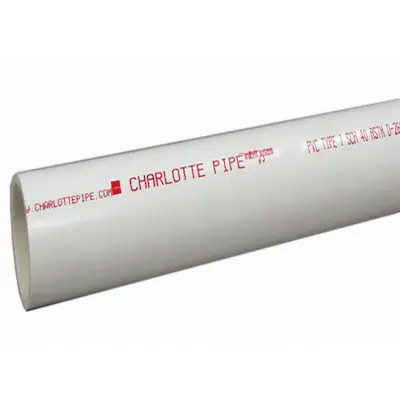 Charlotte Pipe  1-in 5-ft 450 Psi Schedule 40 White PVC Pipe | Lowe's