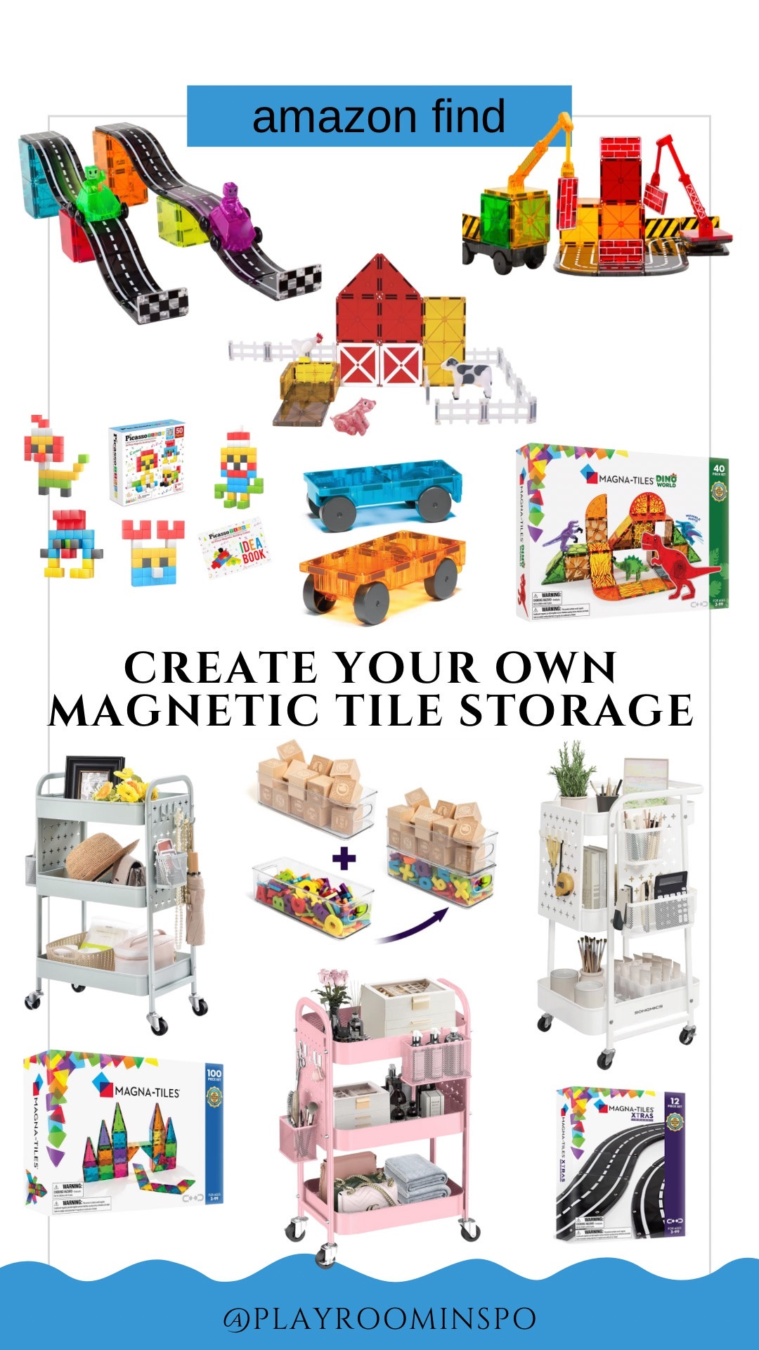 🌟 Playroom Storage Cart! 🌟

#PlayroomOrganization #ToyStorageIdeas #UtilityCartHack #KidsRoomStorage #MomLifeHacks #GiftForMoms #PlayroomMakeover #MagnatileStorage #ArtSupplyOrganization #RollingCartIdeas  

#LTKmomlife #LTKFindsUnder50 #LTKKids