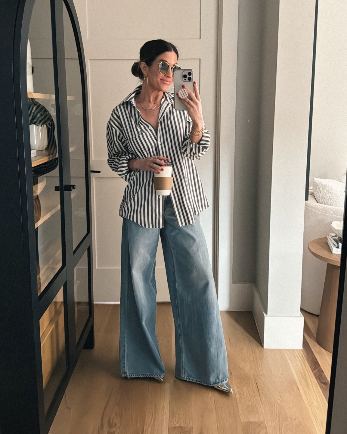 Size medium in this Amazon top. I’m really loving it! Size 24 regular in these $29 AE jeans!

#LTKstyletip #LTKshoecrush #LTKfindsunder50