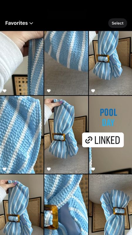 Amazon striped bandeau bikini 

#LTKsalealert #LTKswim