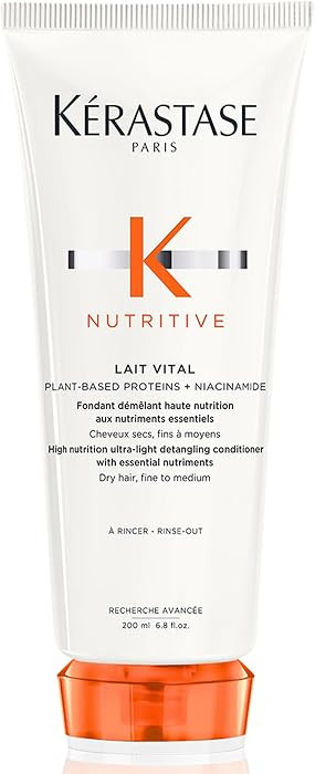 Kerastase Nutritive Lait Vital Hydrating Conditioner For Fine to Medium Dry Hair - Illuminates Sh... | Amazon (US)