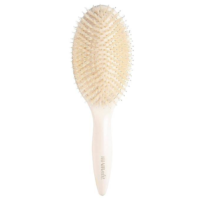 The Hair Edit Cream Finish & Shine Boar Bristle Hair Brush | Amazon (US)