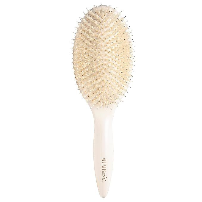 The Hair Edit Cream Finish & Shine Boar Bristle Hair Brush | Amazon (US)