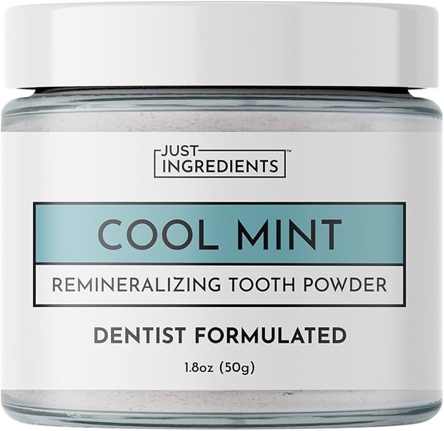Remineralizing Tooth Powder – Fluoride-Free Natural Oral Care – Gently Cleans & Whitens – Supports Strong Teeth & Fresh Breath – Vegan, Non-GMO, Made with Clean Ingredients (Regular, REMINERALIZING) | Amazon (US)