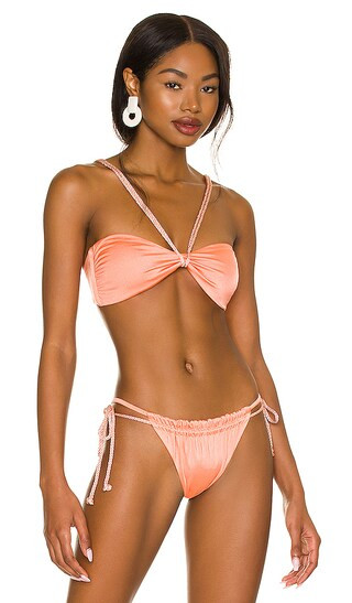 Ancla Bikini Top in Peach | Revolve Clothing (Global)