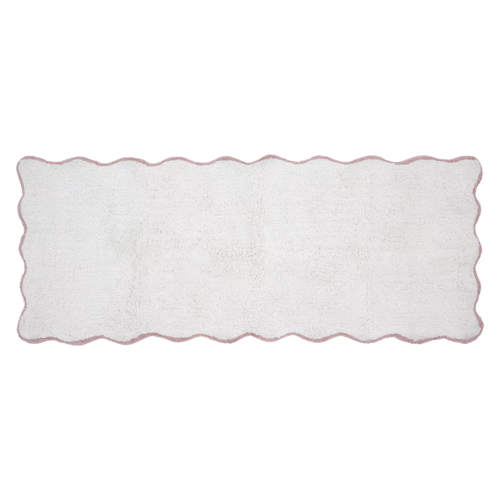 VCNY Home Scallop Cotton Bath Runner, Pink | Kohl's