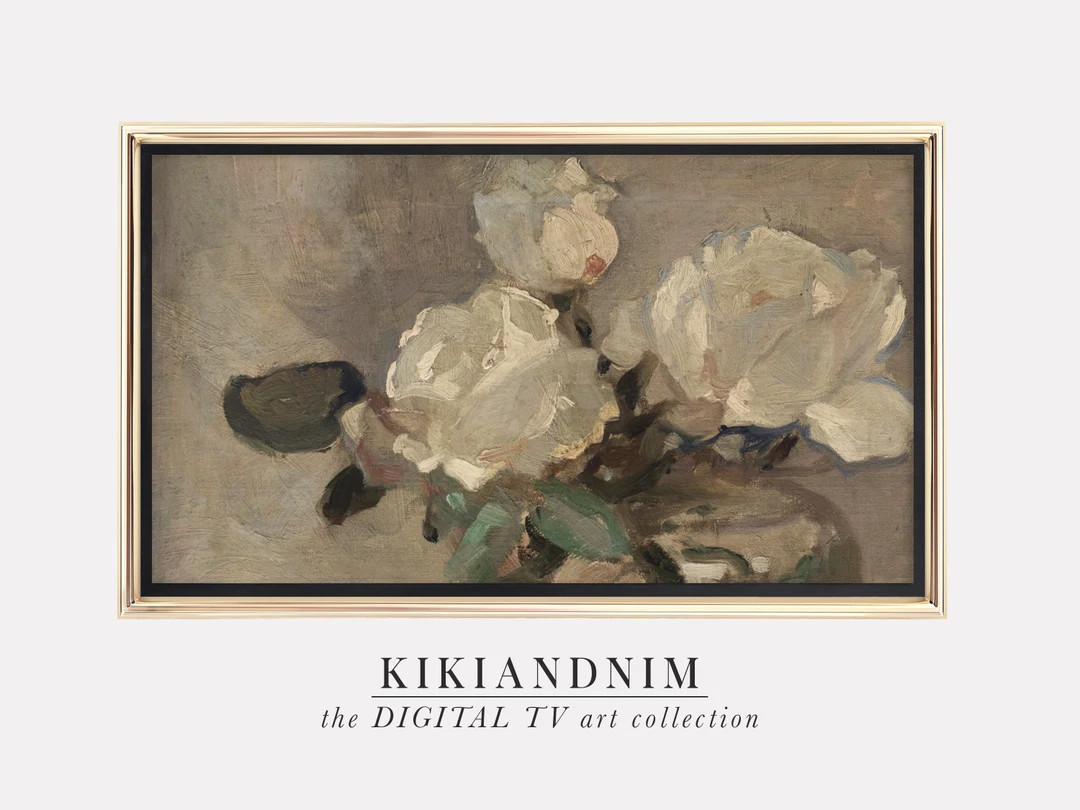 Samsung Frame Tv Art Vintage Floral Still Life French Country Art for Frame Tv Frame Tv Art Flowe... | Etsy (US)