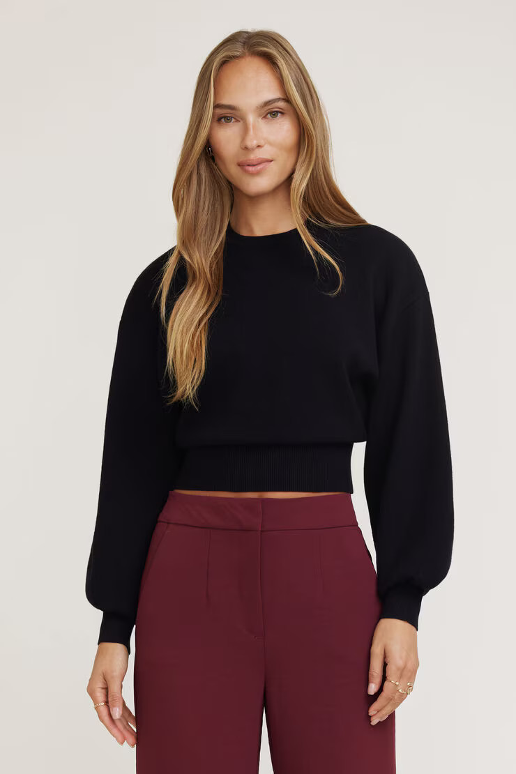 Balloon Sleeve Sweater | Dynamite Clothing