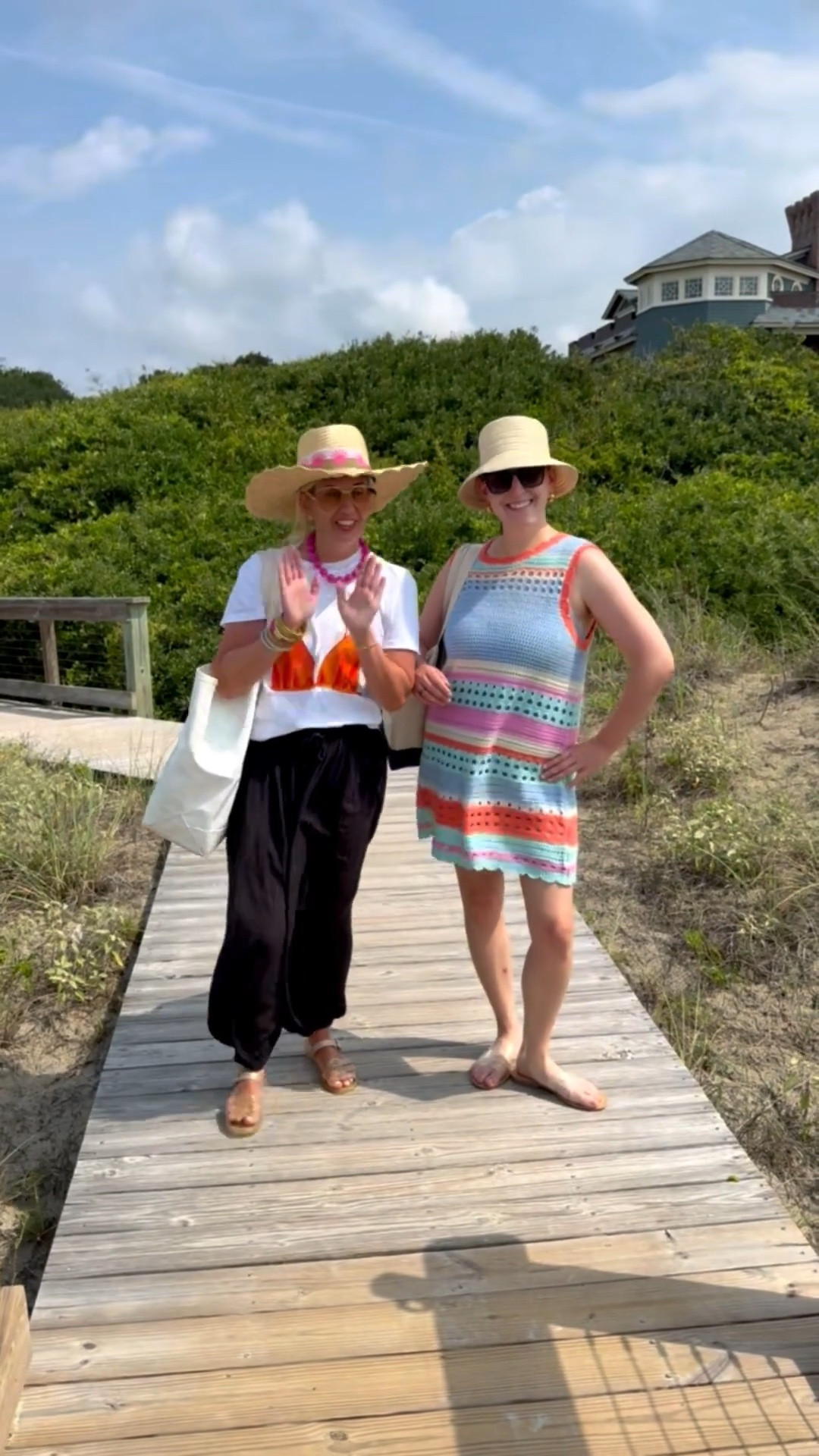 Fit check with me and Katie at the beach! How adorable is her cover-up from the zon?!? I’m ordering now!!
Swim top - small
Swim bottoms - medium 
Pants - xs 
Sandals - 8 tts 
Codes:
Bandette Bands - code mixandmatch10
Allie +Bess - Catherine20
Sprinkled with Pink - Catherine10

#LTKdayinmylife #LTKmomlife #LTKTravel